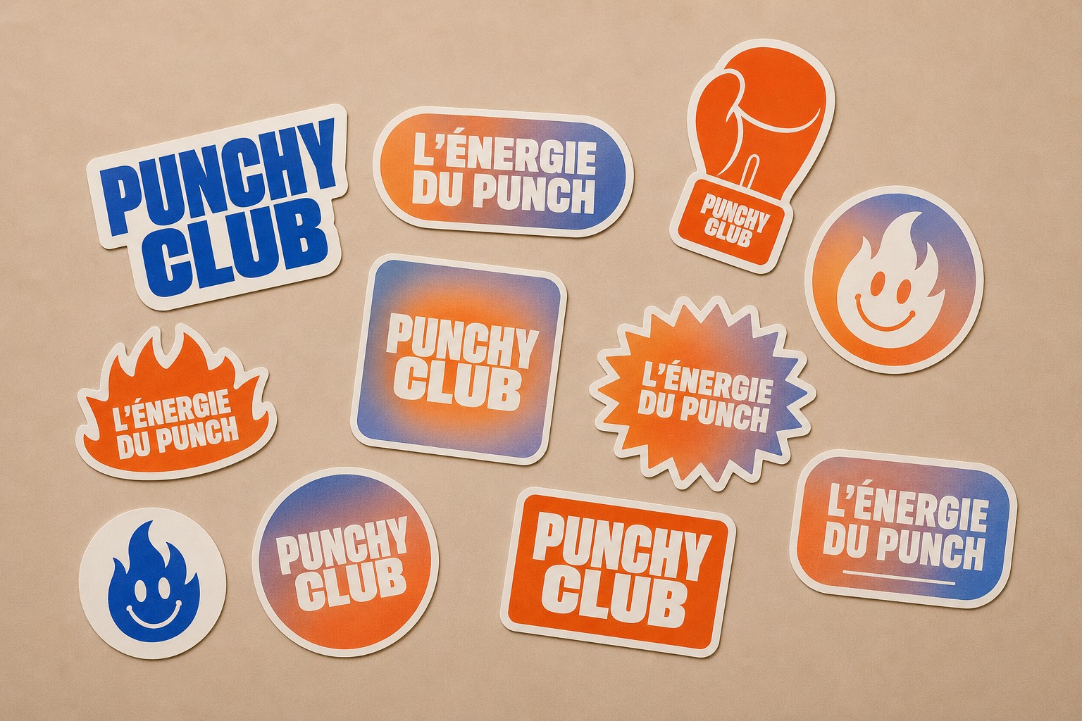 Stickers de la marque Punchy Club